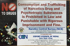 Certificate of no drugs in Nepal